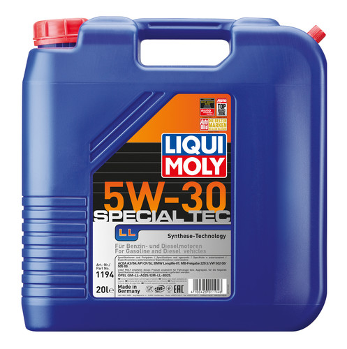 LIQUI MOLY OLEO LEICHTLAUF SPECIAL LL5W30  20L